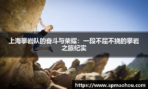 上海攀岩队的奋斗与荣耀：一段不屈不挠的攀岩之旅纪实