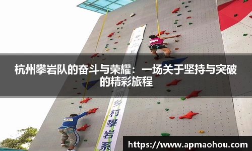 杭州攀岩队的奋斗与荣耀：一场关于坚持与突破的精彩旅程